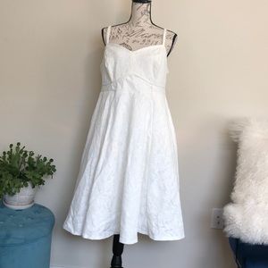 Torrid cream colored dress with pockets size 14